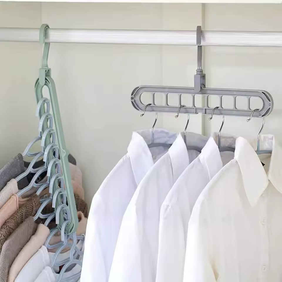 9-Hole Rotating Multifunctional Closet Organizer